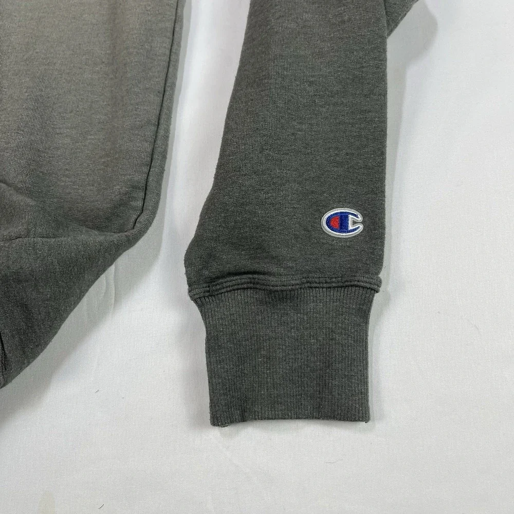 Champion Sweatshirt Dip Dye Men's Large Fleece Crew Neck Long Sleeve Pullover - Picture 7 of 14